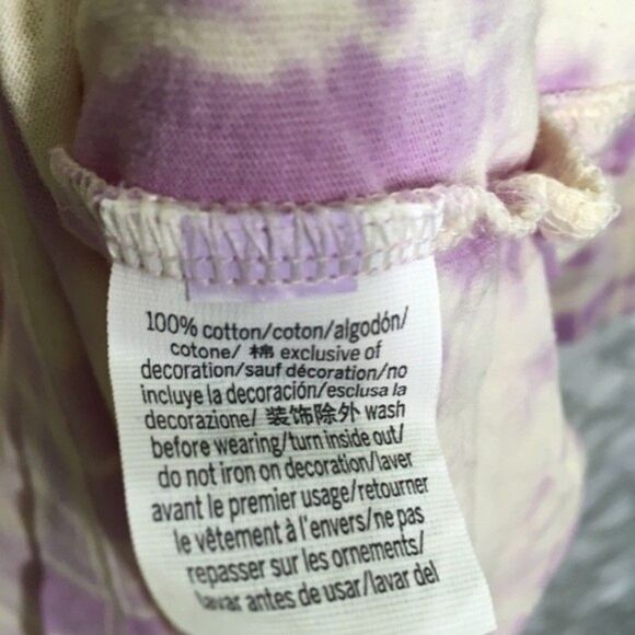 NWT VICTORIA'S SECRET PINK TIE DYE LONG SLEEVE VARSITY POLO T-SHIRT DRESS XXL - Picture 8 of 13